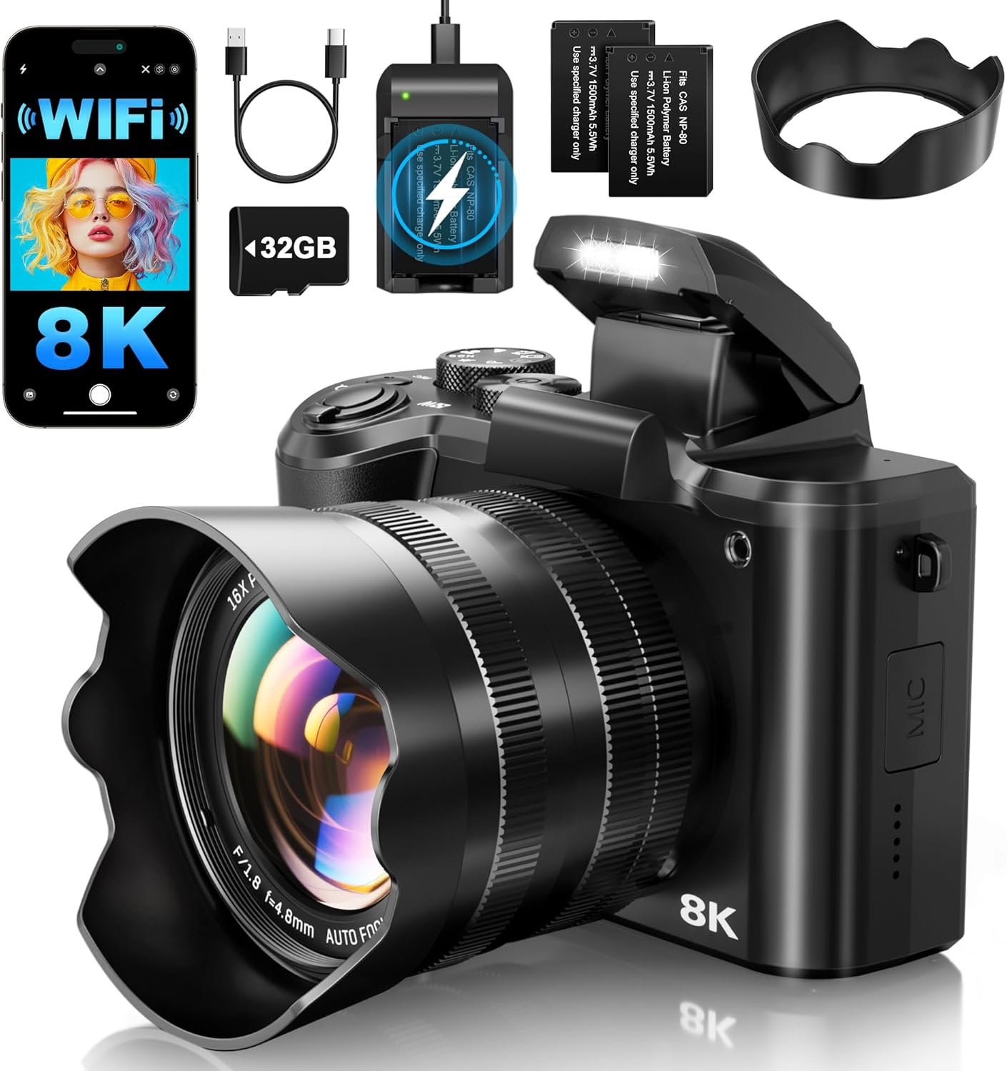 8K digital cameras