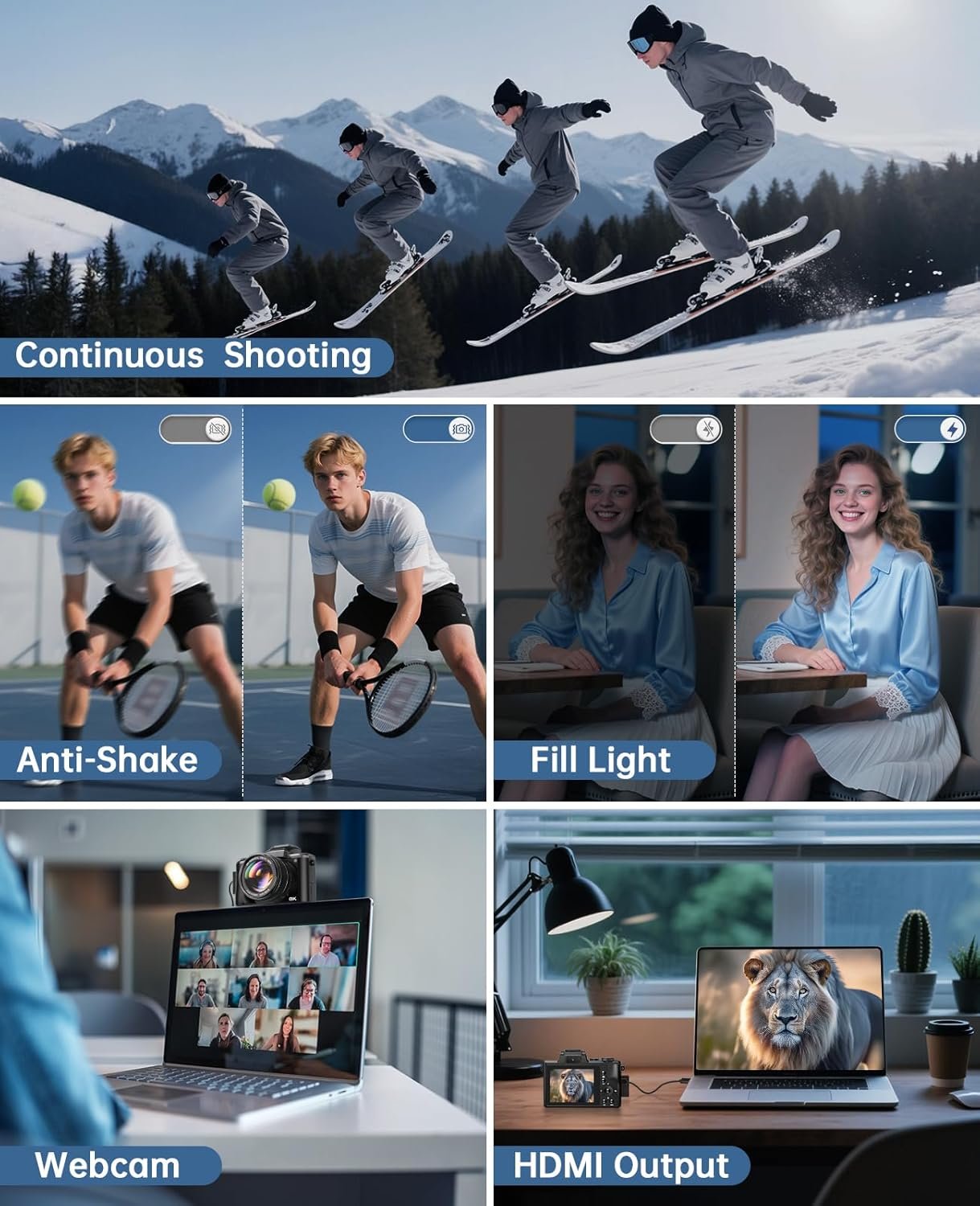 8K digital cameras